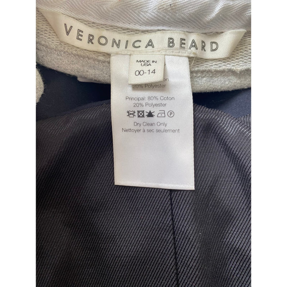 Veronica Beard Wool Navy Classic Dickey Blazer Jacket Hoodie Dickey Set Size XS - Picture 5 of 9